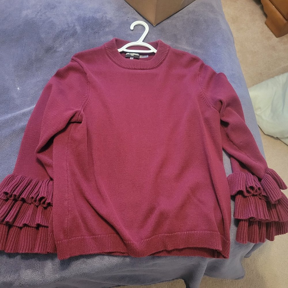 Burgundy sweater